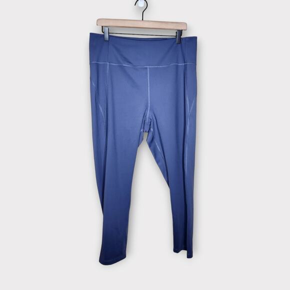 Girlfriend Collective Blue Purple Workout Leggings Women's Plus 3XL - Picture 1 of 4